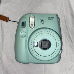 Polaroid camera teal